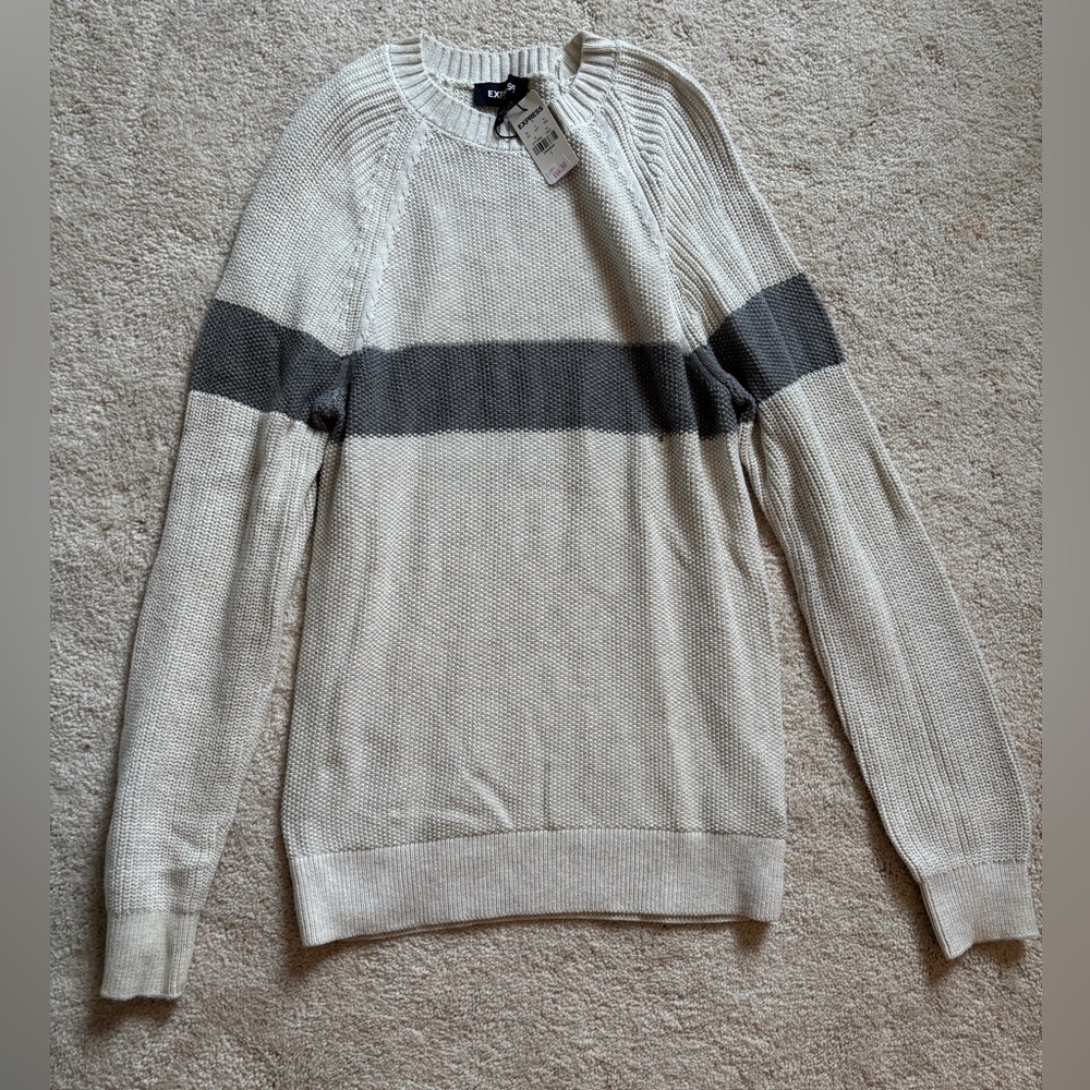 Express Gray Knit Sweater-NWT